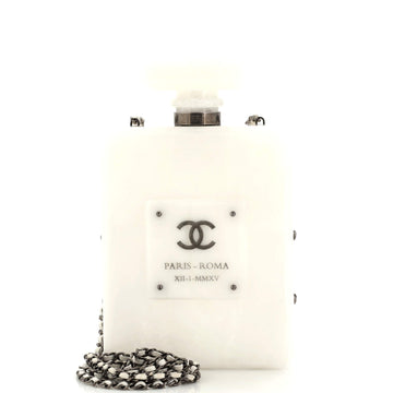 Chanel Paris-Rome Perfume Bottle Minaudiere Marbled Plexiglass