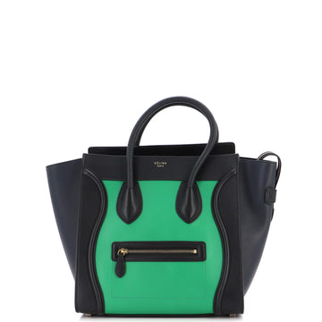 Celine Tricolor Luggage Bag Leather Mini
