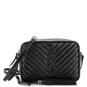 Saint Laurent Lou Camera Bag Matelasse Chevron Leather Small