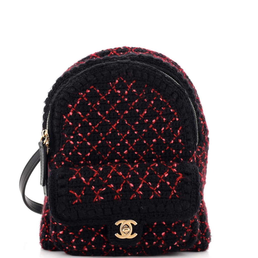 Chanel Black Lambskin Leather Jumbo Backpack - Chanel | ArtListings