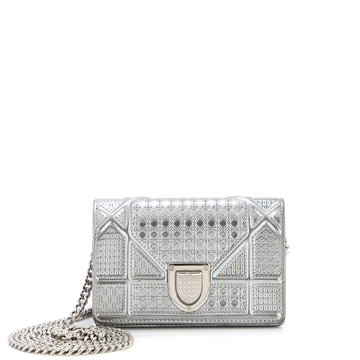 Christian Dior Diorama Flap Bag Cannage Embossed Calfskin Baby