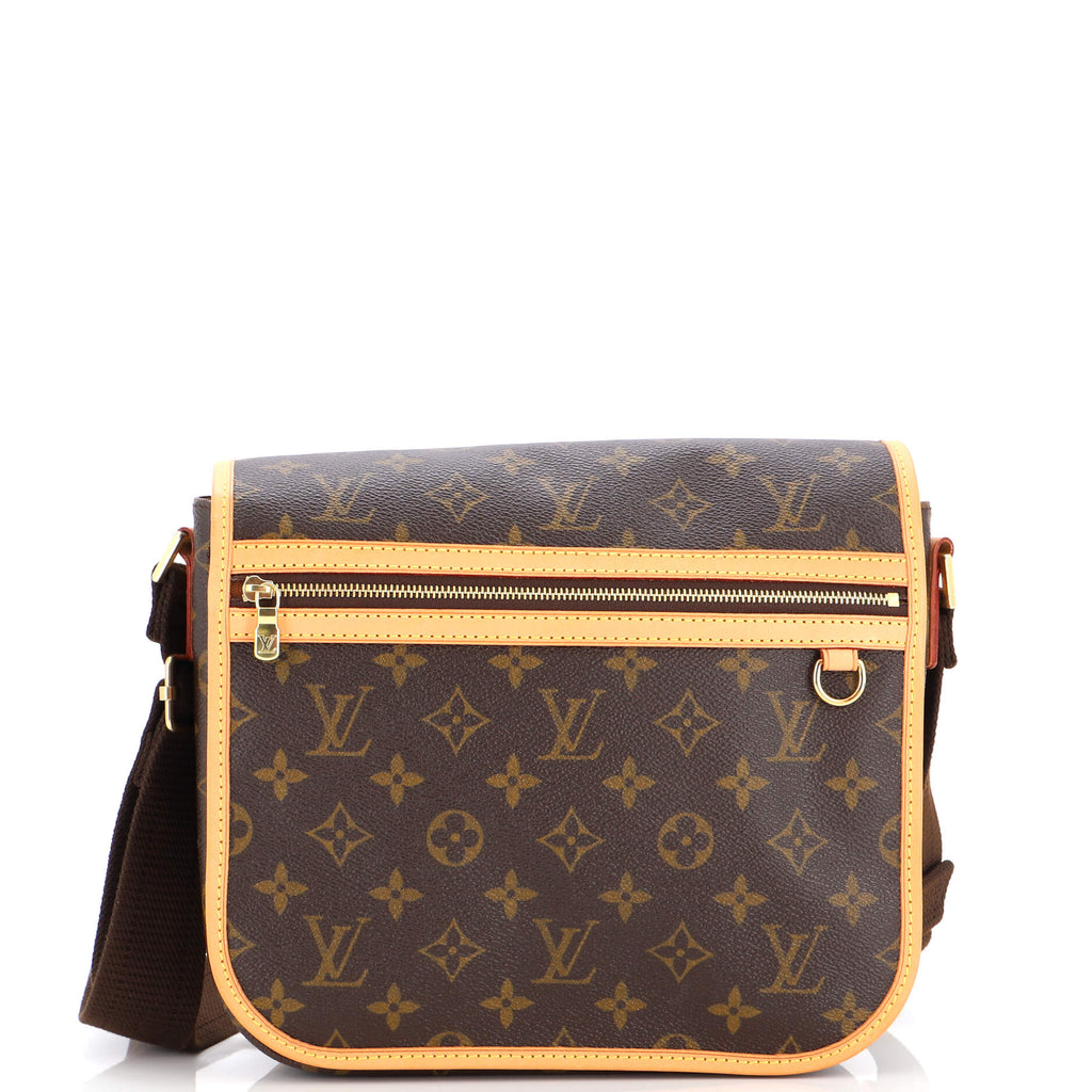 LOUIS VUITTON Brown Monogram Coated Canvas and Leather Bosphore