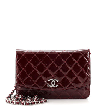 Chanel Brilliant Wallet on Chain Quilted Patent