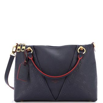 Louis Vuitton V Tote Monogram Empreinte Leather MM