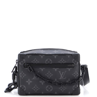 Louis Vuitton Soft Trunk Bag Monogram Eclipse Canvas Mini Black 22175459