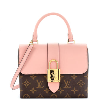 Louis Vuitton Locky Handbag Monogram Canvas with Leather BB