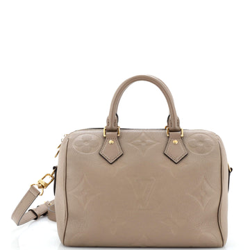 Louis Vuitton Speedy Bandouliere Bag Monogram Empreinte Giant 25
