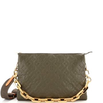 Louis Vuitton Coussin Bag Monogram Embossed Lambskin MM