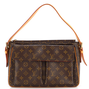Louis Vuitton Viva Cite Handbag Monogram Canvas GM