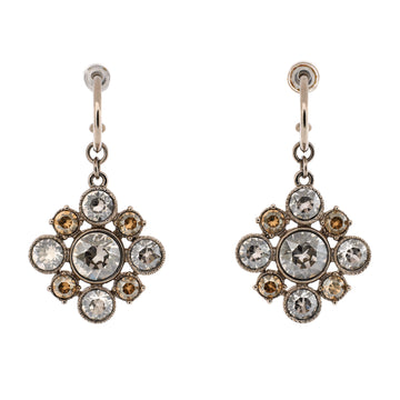 Chanel CC Cluster Dangle Earrings Metal with Crystals