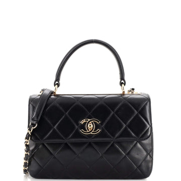 Chanel Trendy CC Top Handle Bag Quilted Lambskin Small