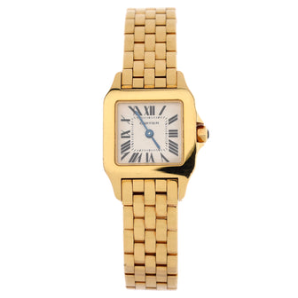 Cartier Santos Demoiselle Quartz Watch Yellow Gold 20