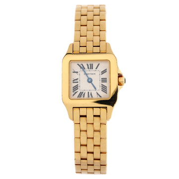 Cartier Santos Demoiselle Quartz Watch Yellow Gold 20