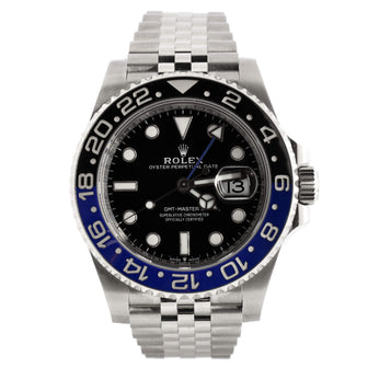 Rolex Oyster Perpetual Date GMT-Master II Batgirl Automatic Watch Stainless Steel and Cerachrom 40