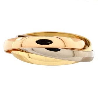 Cartier Trinity Bangle Bracelet 18K Tricolor Gold Large