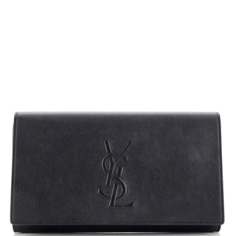 Saint Laurent Belle de Jour Clutch Leather Large