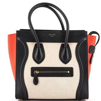Celine Micro Luggage Leather Tote