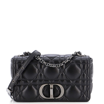 Christian Dior Caro Bag Macrocannage Quilt Calfskin Medium