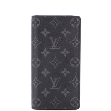 Louis Vuitton Brazza Wallet Monogram Eclipse Canvas