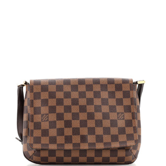 Louis Vuitton Musette Tango Handbag Damier