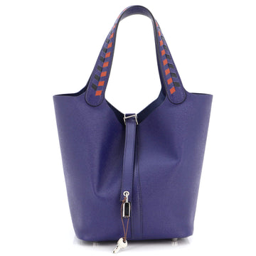 Hermes Picotin Lock Bag Tressage Epsom MM