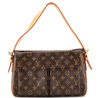 Louis Vuitton Viva Cite Handbag Monogram Canvas GM