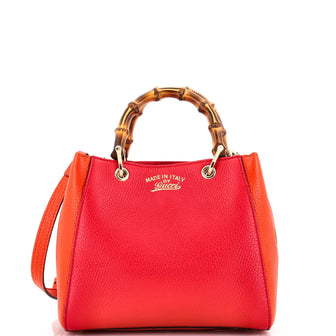 Gucci Bamboo Shopper Tote Leather Mini