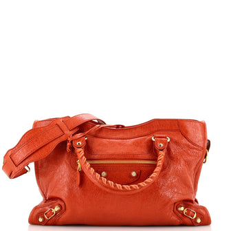 Balenciaga City Giant Studs Bag Leather Medium