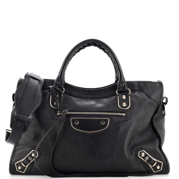 Balenciaga City Classic Metallic Edge Bag Leather Medium
