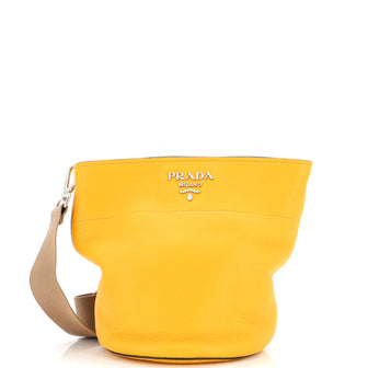 Prada Bucket Messenger Bag Vitello Daino Small