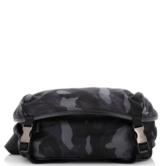 Prada Camouflage Convertible Pocket Belt Bag Tessuto Medium