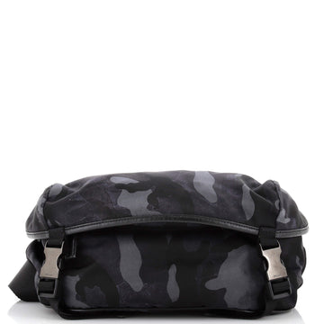 Prada Camouflage Convertible Pocket Belt Bag Tessuto Medium