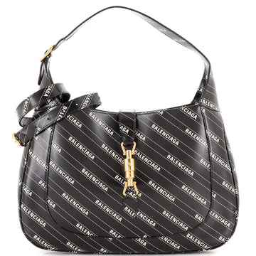 Gucci x Balenciaga The Hacker Project Jackie 1961 Hobo Printed Leather Medium