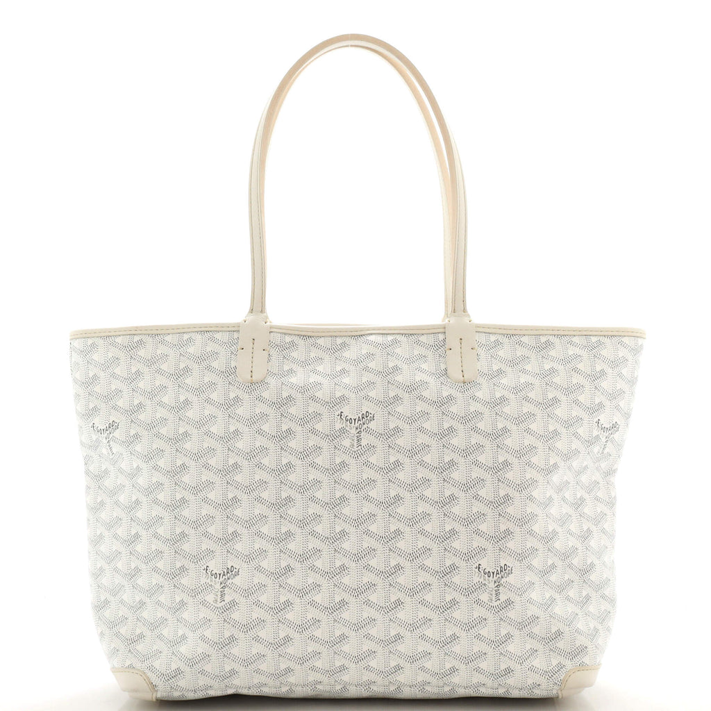 Goyard, Bags, Goyard Artois Pm Handbag Gray Coated Canvasleather Women