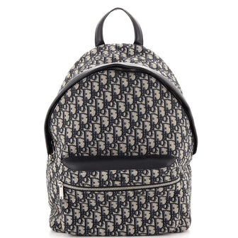 Christian Dior Rider Backpack Oblique Canvas Medium
