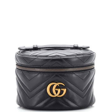 Gucci GG Marmont Vanity Backpack Matelasse Leather Mini