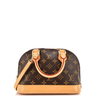 Louis Vuitton Alma Handbag Monogram Canvas BB