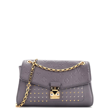 Louis Vuitton Saint Germain Handbag Studded Monogram Empreinte Leather PM