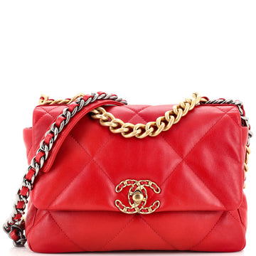 Chanel 19 Flap Bag Quilted Leather Medium