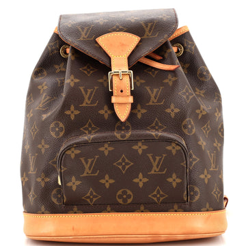 Louis Vuitton Vintage Montsouris Backpack Monogram Canvas MM