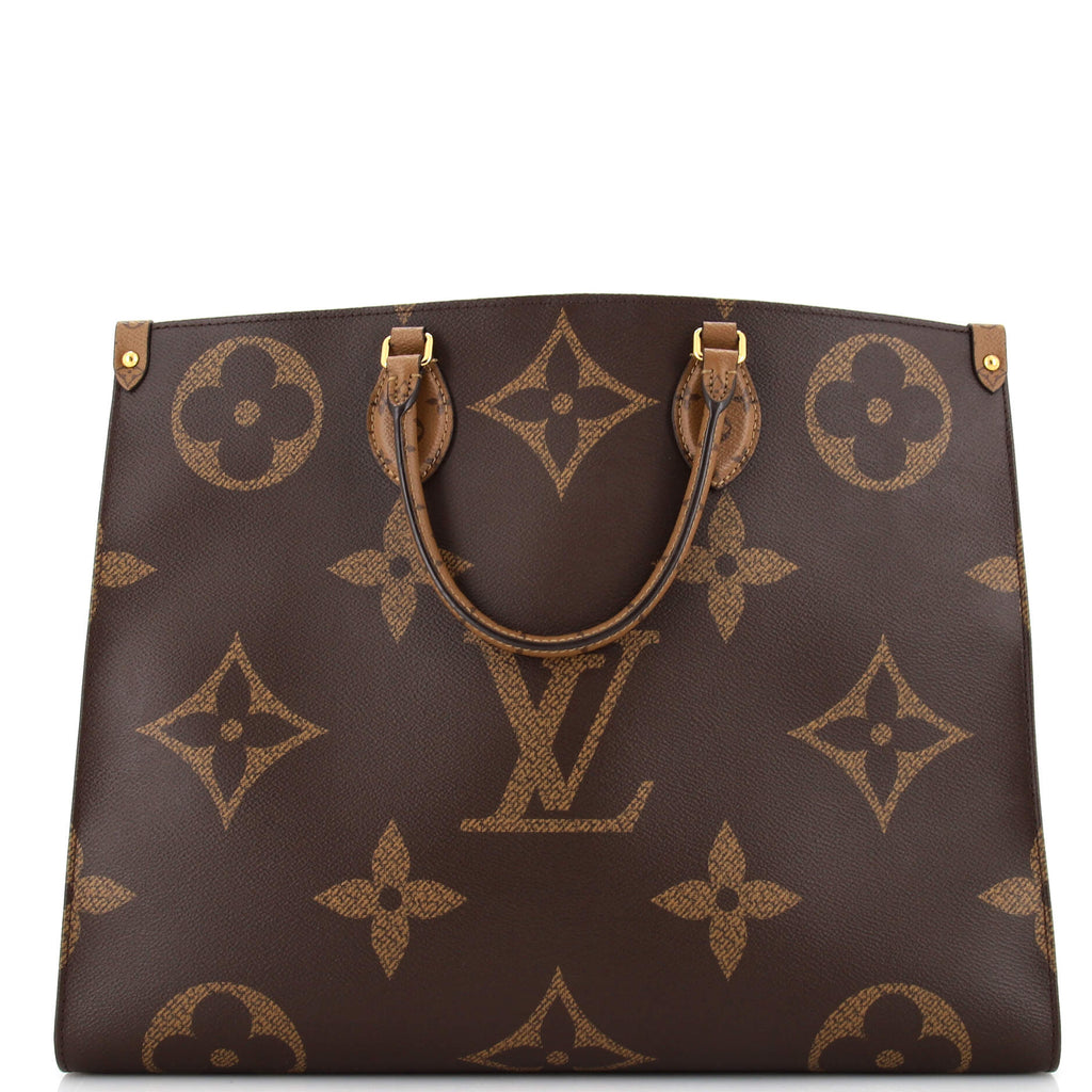 Louis Vuitton OnTheGo Tote Reverse Monogram Giant MM Brown 2014224