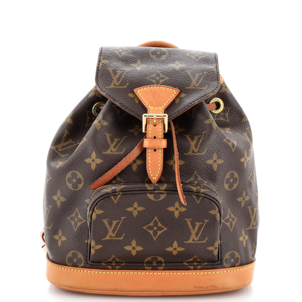 MT Luxury Shoulder Bag Latest Backpack MONTSOURIS Retro Embossed
