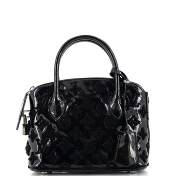 Louis Vuitton Fascination Lockit Handbag Patent Lambskin BB