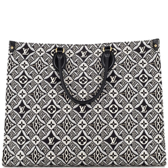 Louis Vuitton OnTheGo Tote Limited Edition Since 1854 Monogram Jacquard GM  Blue 221769339