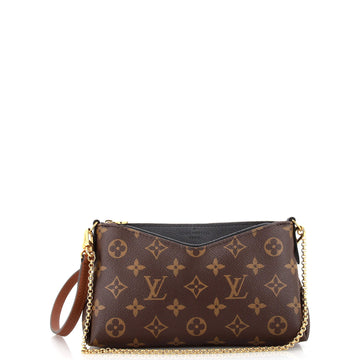 Louis Vuitton Pallas Clutch Monogram Canvas