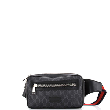 Gucci Soft Zip Belt Bag GG Coated Canvas Small
