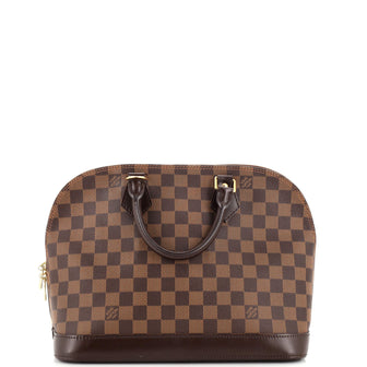 Louis Vuitton Vintage Alma Handbag Damier PM