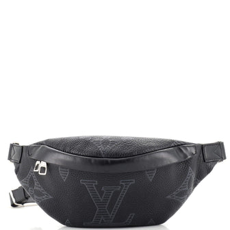 Louis Vuitton Discovery Bumbag Monogram Shadow Giant Taurillon Leather  Black 221769389