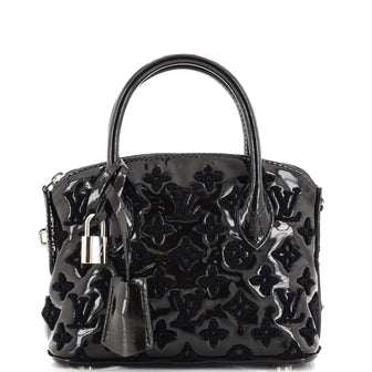 Louis Vuitton Fascination Lockit Handbag Patent Lambskin BB