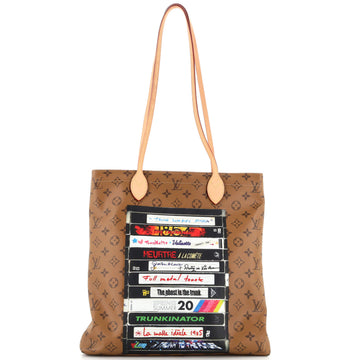 Louis Vuitton Carry It Tote Limited Edition Video Tape Reverse Monogram Canvas